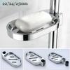 Bathroom Bath Shower Home Soap Dishes Plates Adjustable Rail Slide Soap Holder