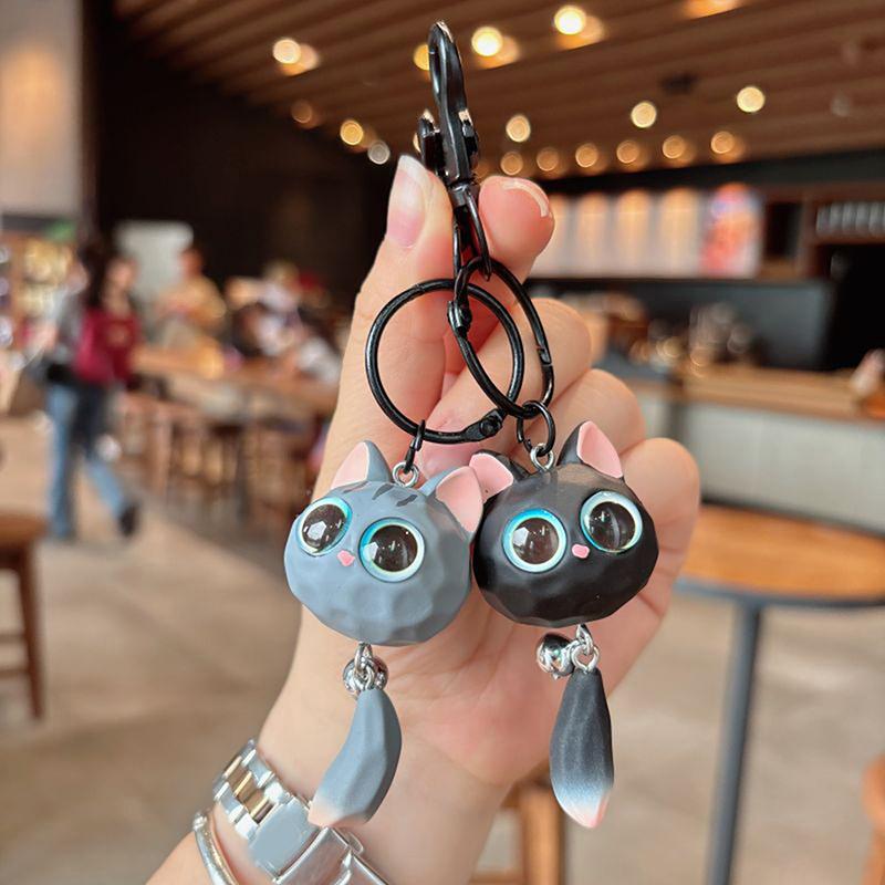2024New Creativity Cat Keyrings Kawaii Adorable Bag Pendant For Accessories Backpack Phone Wallet Halloween Christmas Gift