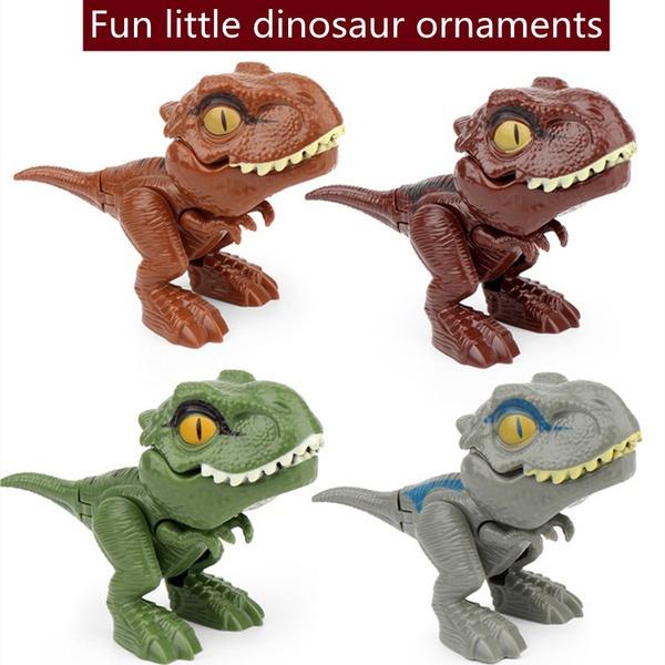 Новый сустав динозавра с кусанием пальцев, подвижный тираннозавр, имитация динозавра, модель игрушки