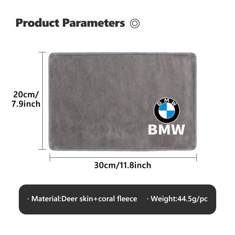 Super Absorbent Car Wash Coral Velvet Towel Cleaning Cloth For BMW M 1 3 4 5 6 7 Series M3 M6 F01 F02E34 E36 E70 F10 X6 X1