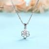 Подвеска с розовым бриллиантом, модное и простое корейское ожерелье с нишевым дизайном, женский подарок на День святого Валентина