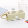 Simple Stationery Box Storage Bag Pencil Case Multi-function Large Capacity Double-Layer