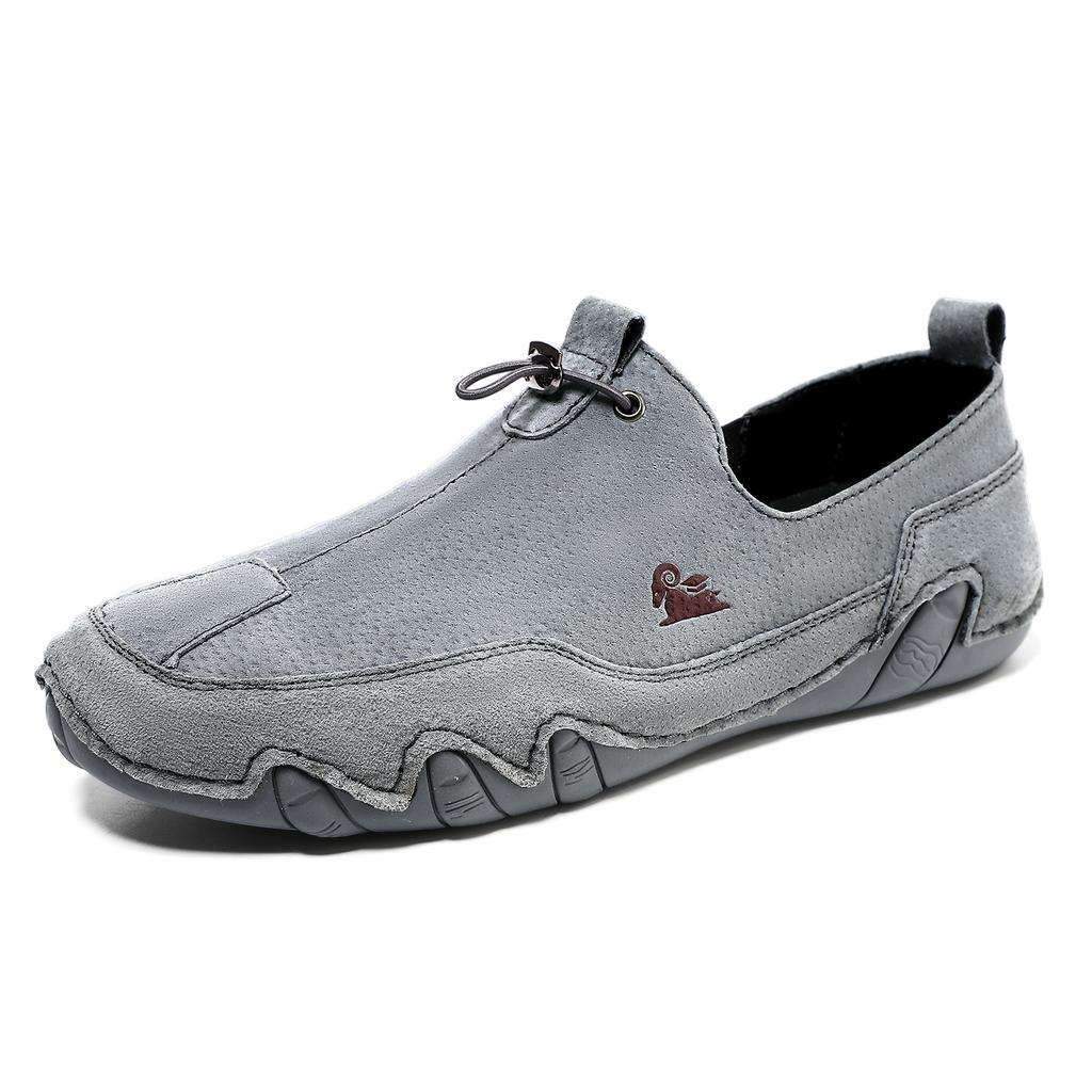 Octopus Independent Station Large Size Men's Shoes Leather Men's Trend Shoes Doudou Shoes Men's Lazy Shoes Low Top Casual Shoes