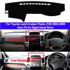 2-слойная коврик-чехол на панель приборов для автомобиля Toyota Land Cruiser Prado J120 2003 - 2008 2009 LHD RHD