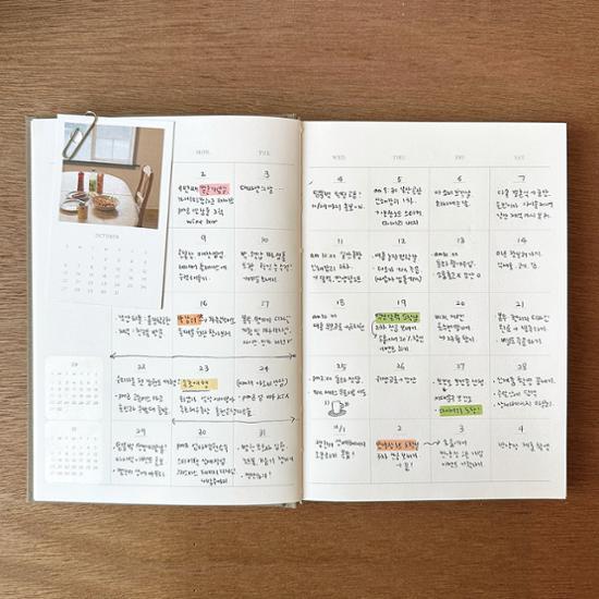 Наклейка с индексом цвета Biscuit Studio, популярная фраза в Корее.