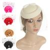 Hair Accessories Fascinator Hats Hair Claw Headwear Bowknot Mesh Headband Women Girls