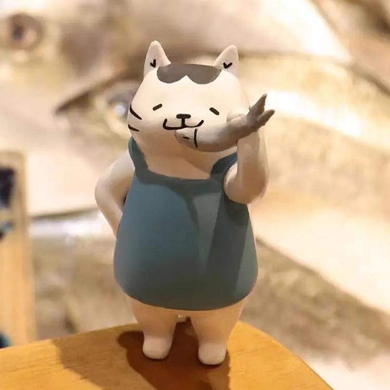 Случайная кошка, слепая коробка, фигурка, игрушка, кошка, кукла, мяу, рынок, слепая сумка, фигурка, модель, игрушка, украшение, детский подарок