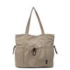 Commuting Large Capacity Nylon Bag Women's Multi-Pocket Shoulder Tote Bag Student Class Bag