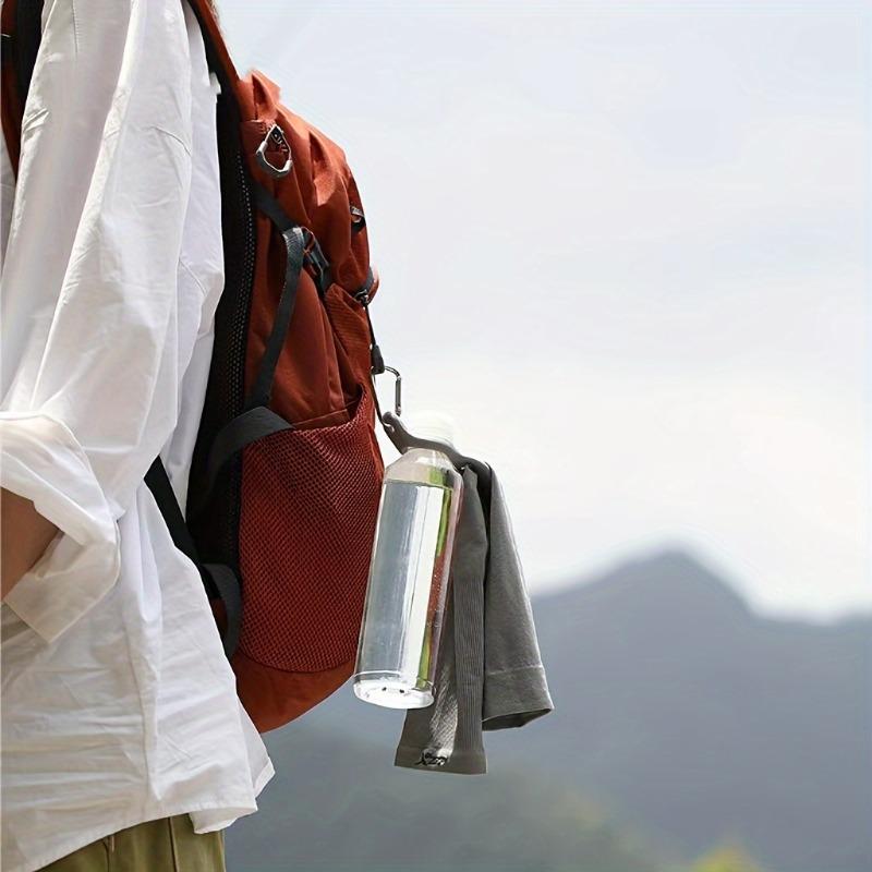 10pcs, Portable Water Bottle Hook, Suitable for Outdoor Travel, Hiking, Water Bottle Towel Key and Other Storage Hooks, Safe and Reliable, Silicone