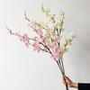4 Forks Artificial Flowers Cherry Blossom Artificial Flower Decoration New Decorative Flowers  Home