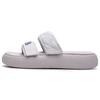 Donut Fashion Versatile Casual Thick Sole Velcro Non-Slip Slide Sandals Women Sandals Light-Gray Purple F12W221503FGA