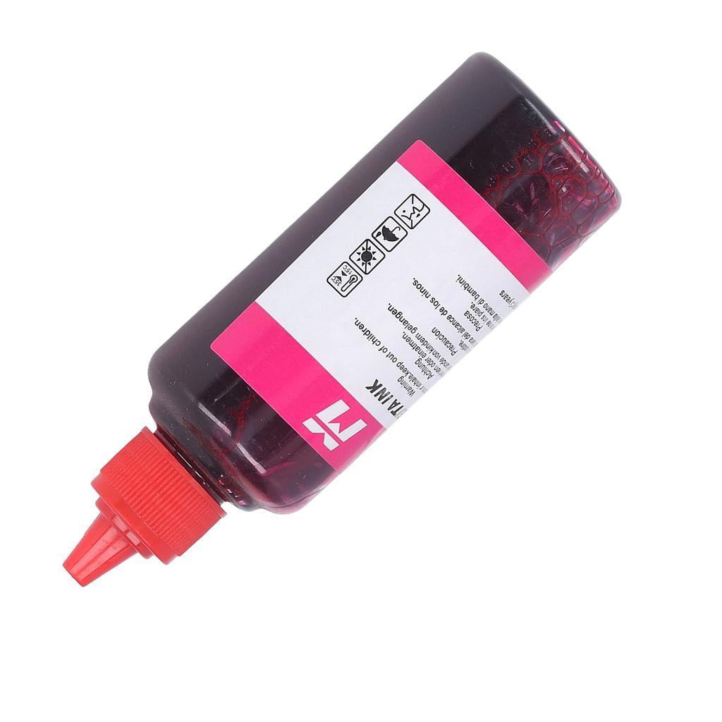 100ML Capacity Printing Ink Bottled High Purity Refill Ink Replacement for HP Printer Magenta
