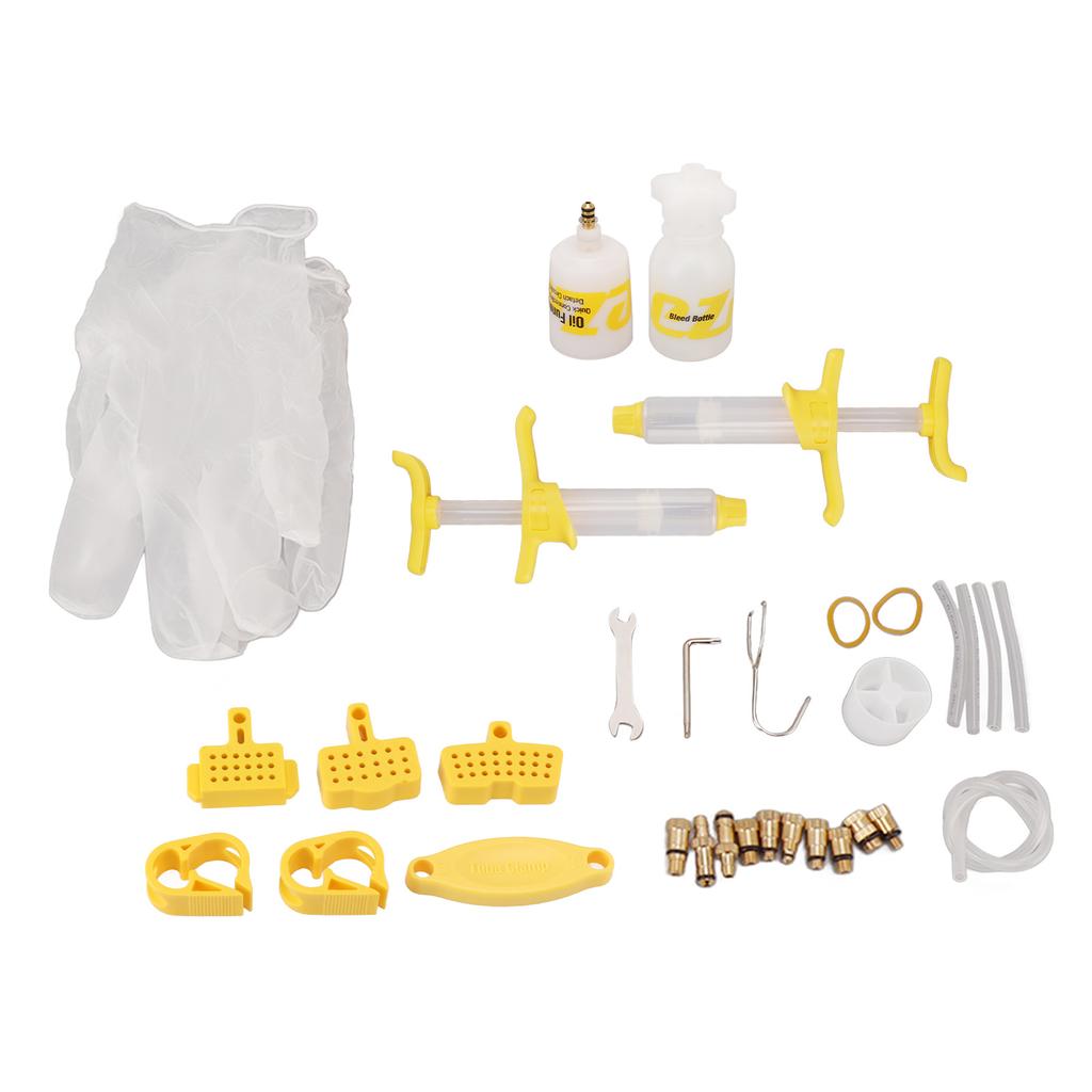 Комплект для прокачки дисковых тормозов Прочный пластик Простота в эксплуатации Упаковано в коробку Стабильное масло Комплект для прокачки велосипеда для ремонта Смазка