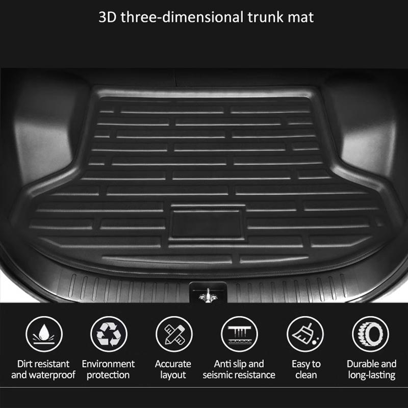 For Toyota Prius XW20 XW30 20 30 2004~2015 Car Rear Trunk Mats Waterproof Pads Storage EVA Boot Covers Auto Interior Accessories