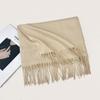 Autumn and Winter New Solid Color Scarf Imitation Cashmere Scarf Women's Warm Shawl Scarf