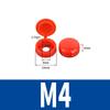 Винт с крестообразным шлицем M4 M5 Винт-гвоздь Декоративная крышка для винта Пластиковые защитные колпачки Складная пряжка Саморез Складная крышка