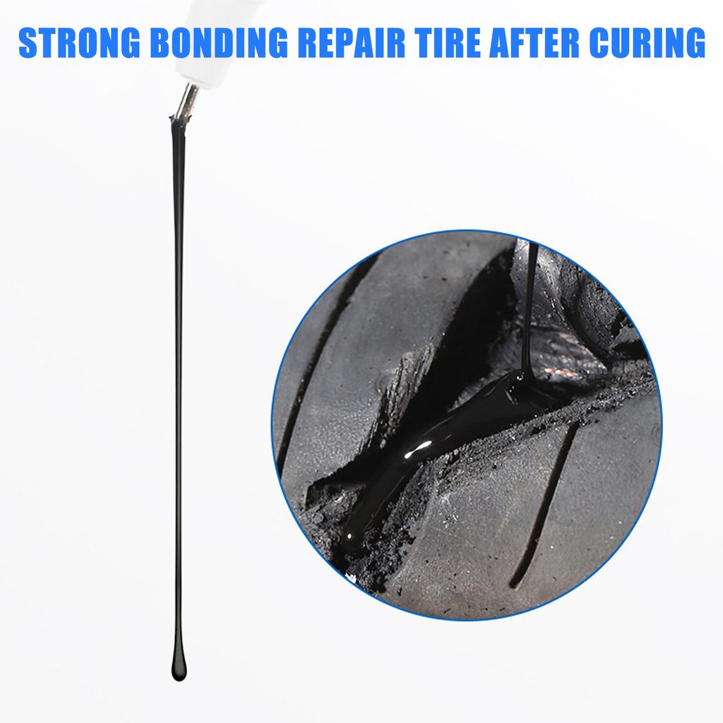 15ml/60ml Tire Sealant Rubber Strong Adhesive Tyre Repair Glue Rim Repair Kit for Car/Motorcycle/Bicycle Tire Patch Glue