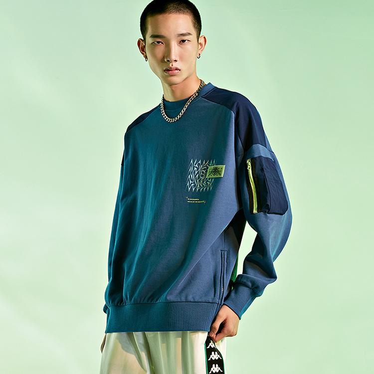 Kappa Sweatshirts Unisex Crew Neck Moderate Regular K0BY2WT05D