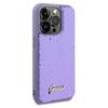 Guess Sequin Script Metal Case For Iphone 14 Pro - Purple