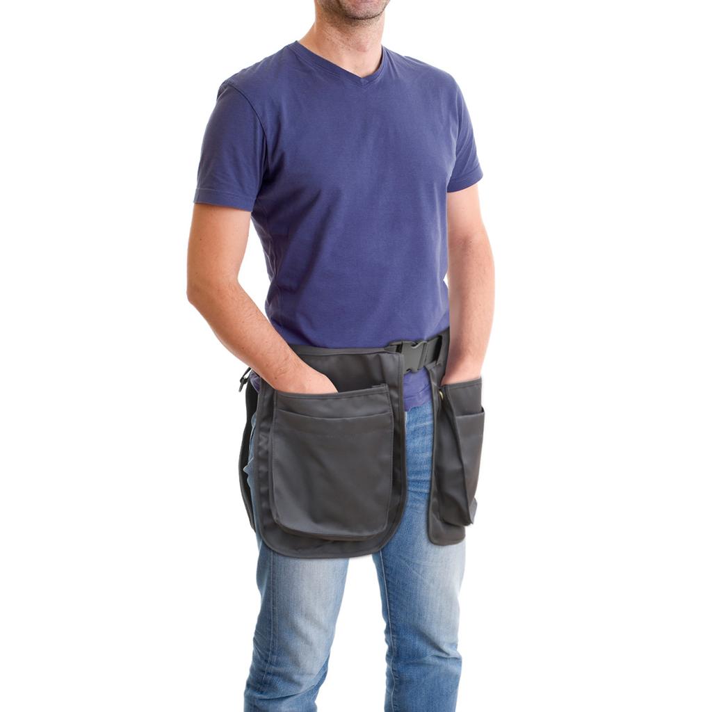 Поясной карман, прочный фартук для инструментов, поясная сумка для электрика, садовый инструмент, поясная сумка для хранения инструментов, поясная сумка