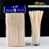 Colorful Bent Disposable Plastic Straws