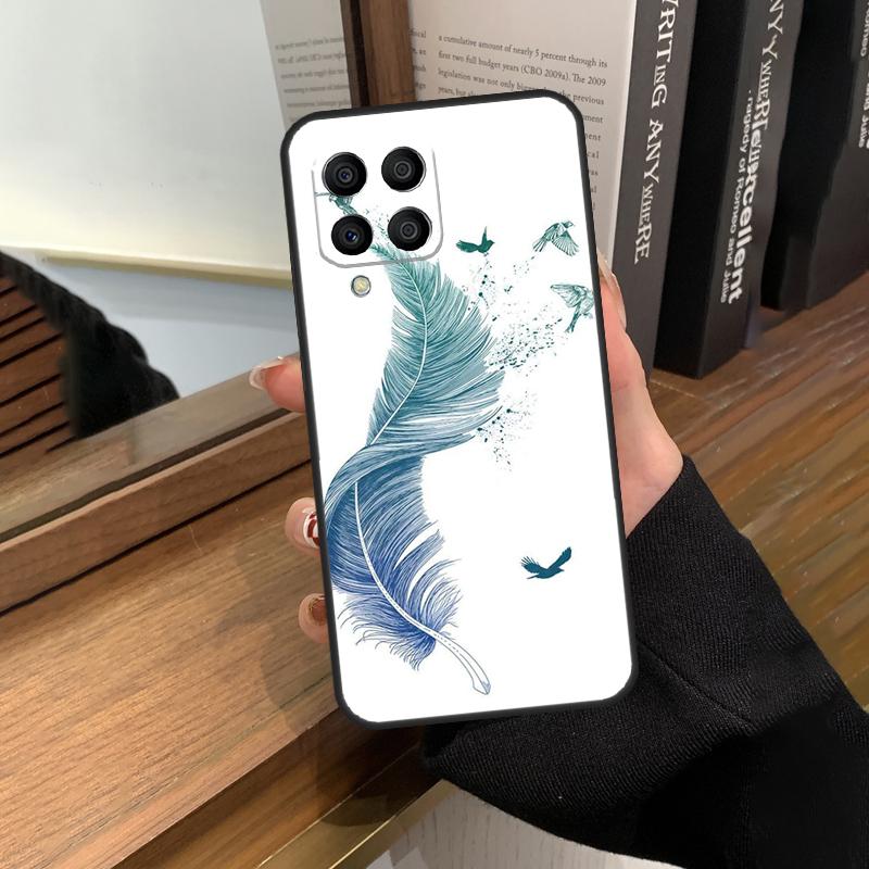 Чехол-перо для Samsung Galaxy M31 M21 M11 M20 M23 M54 M14 M34 M13 M52 M32 M12 M16 M36 M56 M15 M55