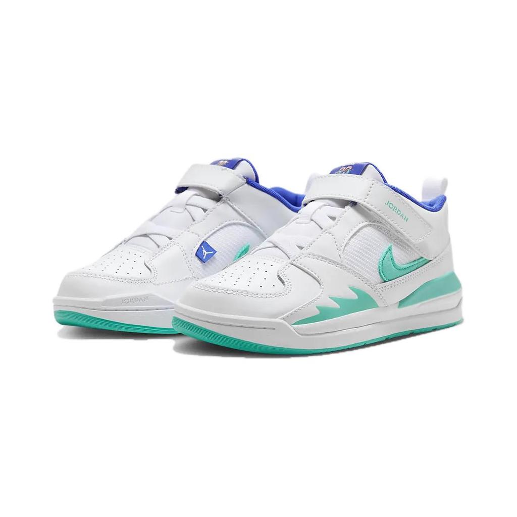 Jordan Stadium 90 Comfortable Versatile Non-Slip Support Low-Top Kids Casual Shoes Kids Sneaker White Blue HJ3518100