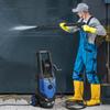 2200W High Pressure Washer, 170 Bar Pressure Washer with Adjustable Nozzle and 6M Hose, 32W x 32D x 80H cm Blue