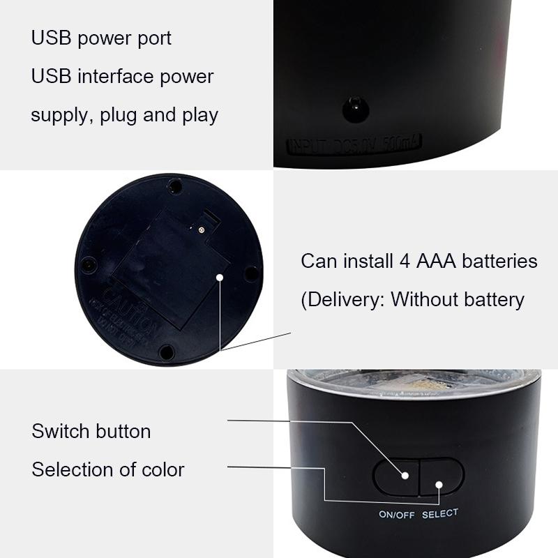 Медуза Аквариум Океан Светодиодный светильник для водного настроения Настольная расслабляющая лампа