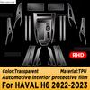 Для Haval H6 2021-2022 салон автомобиля, центральная консоль, прозрачная защитная пленка из ТПУ, ремонтная пленка против царапин, аксессуары
