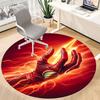 1pc Flash, Superhero Chair Carpet for Office Non-Slip, Indoor Non-Slip Washable Carpet, Non-Shedding Mat For Office yy251030057