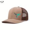 Unisex Breathable Linen Baseball Cap With Adjustable Strap Flat Top Wide Brim Outdoor Casual Wear