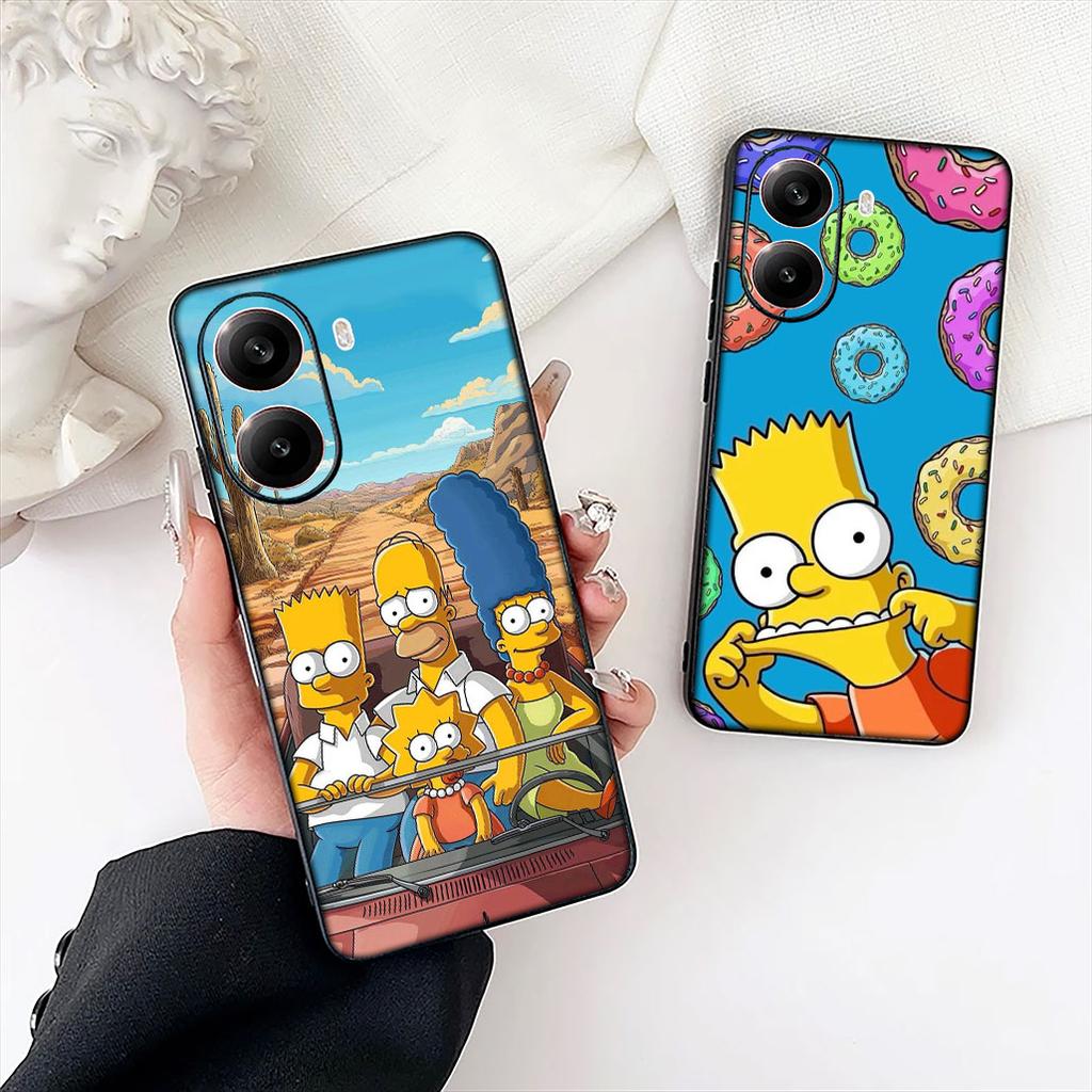 Чехол для телефона Samsung Galaxy Note 20 9 10 S8 S10 Lite S9 Plus A54 A53 A21S S10E A17 с обоями S-Simpsons-Anime, мягкий чехол