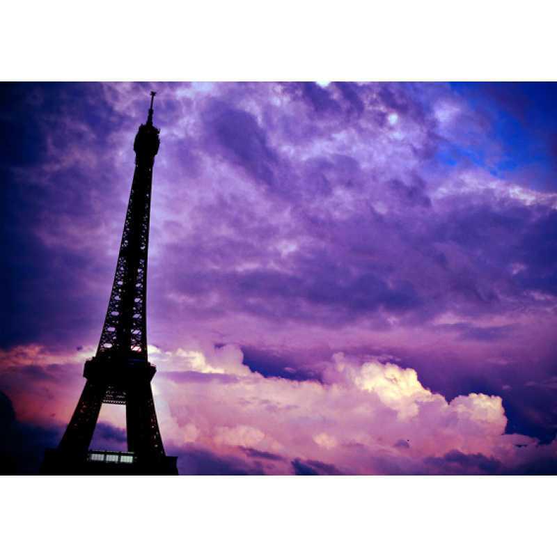 Framed Eiffel Tower & Leaning Tower of Pisa Poster with Free Shipping