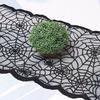 Halloween Spider Web Lace Table Runner Black Cobweb Tablecloth Halloween Parties Decor