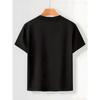 European size Short Sleeved T Shirt for Boys And Teens Featuring Crew Neck Stylish And Versatile for Everyday And Outdoor Use