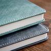 A5 Thickened Leather Buckle Business Notebook, Work Meeting Record Book, Student Study Notebook, Diary, 100 Sheets 200 Pages