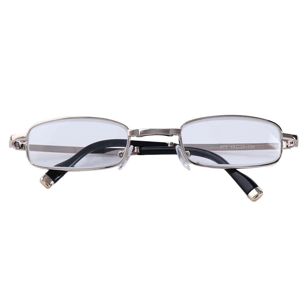 Folding Hyperopia Eyewear With Glasses Box Presbyopia Eyeglasses Foldable Reading Glasses