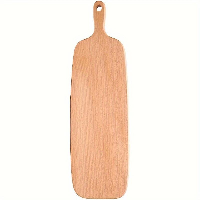 1Pc Beechwood Multipurpose Tray - Serving Board for Breakfast, Coffee Shop, Pizza, Bread, Fruit, Vegetable & Party Sushi