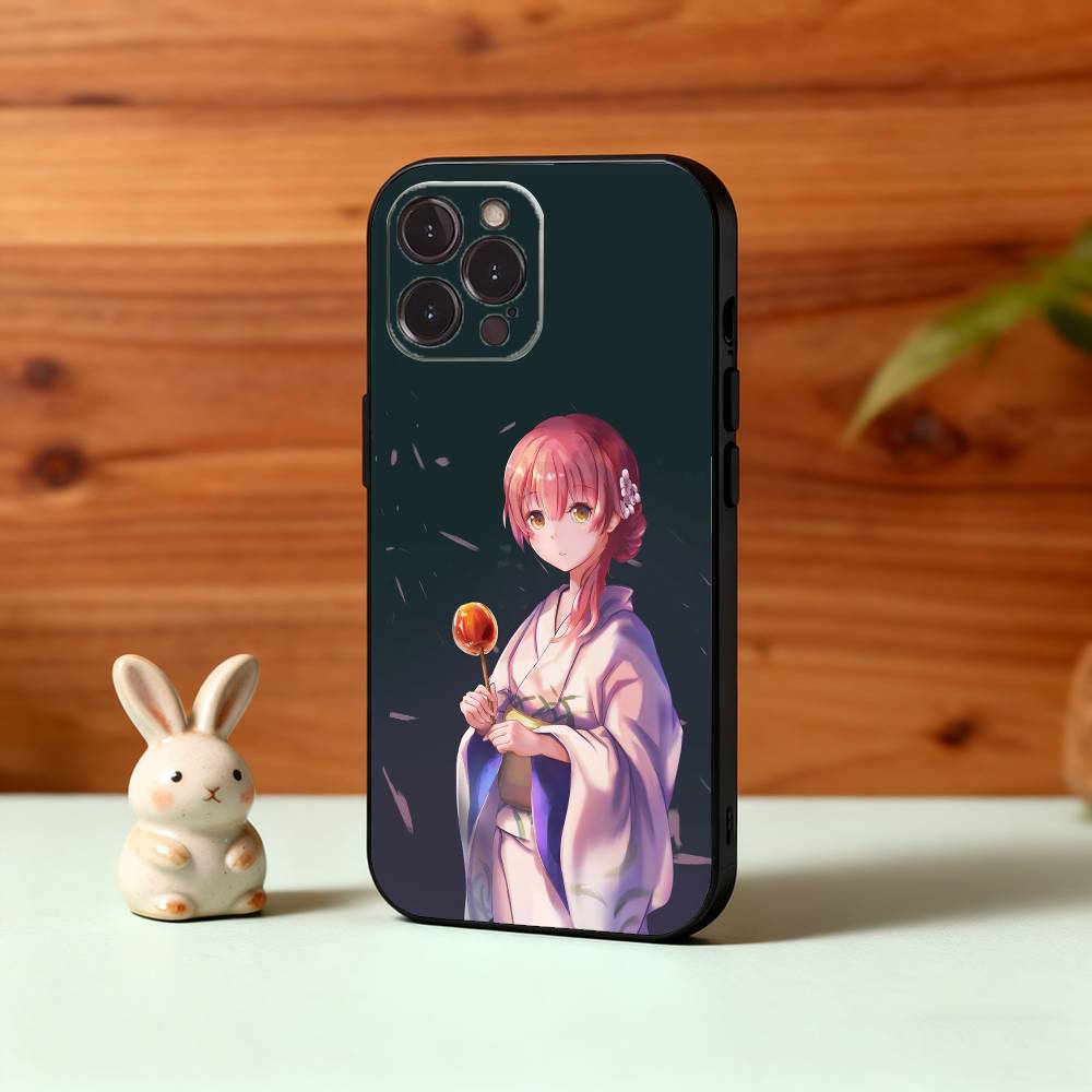 Koe no Katachi - Сёко Нисимия - Аниме Фильм Чехол для Телефона Для iPhone17,16,15,14,13,12Plus,Pro Max,XS,5G Мягкий Силиконовый Черный Чехол