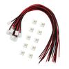10 Sets 2 Pin Mini For JST XH2.54mm 24AWG Connector Plug With Wires 200mm Tool