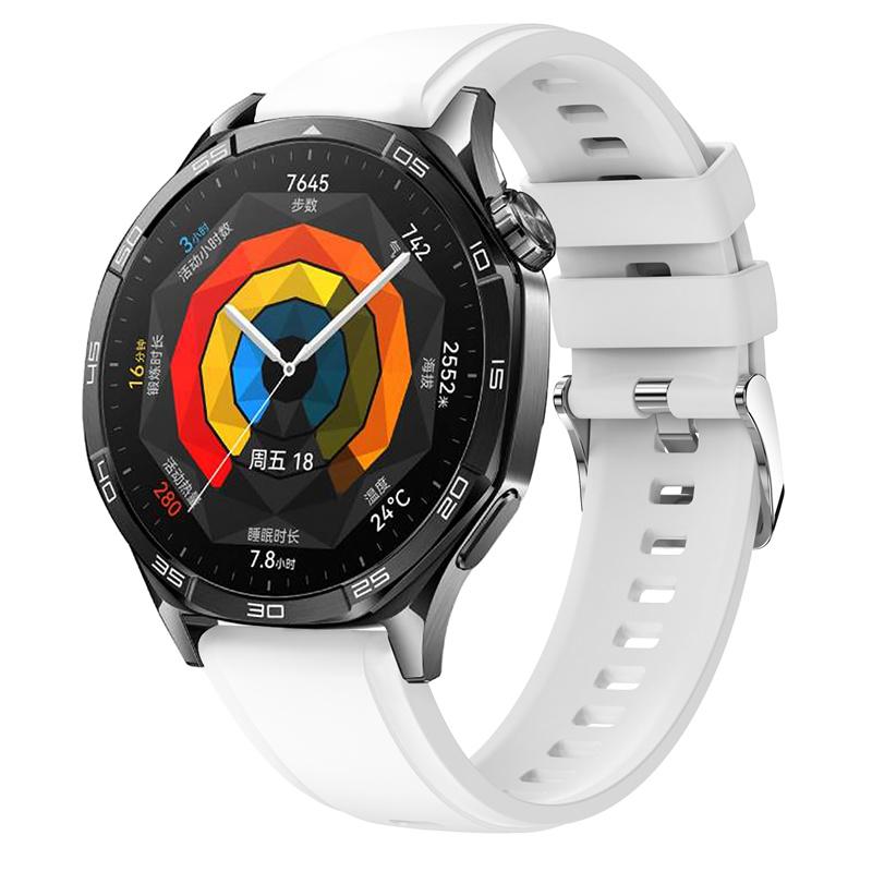 22 мм силиконовые ремешки для Huawei Watch GT5 46 ремешок для часов с пряжкой того же цвета ремешок для Huawei Watch GT5 Pro 46 мм
