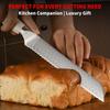 Hot Selling 7.5 Inch Withe Damascus Knives  67 Layers VG10 Super Sharp Bread Knife with ABS Handle