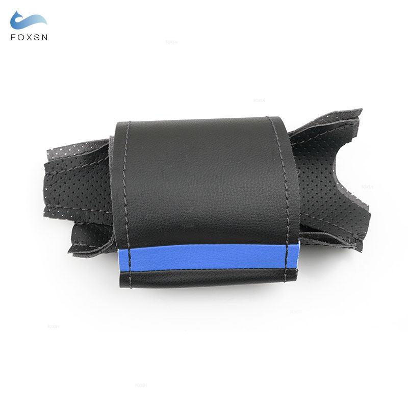 For Renault Clio 3 RS 2005 2006 2007 2008 2009 2010 2011 2012 2013 Hand-stitch Car Steering Wheel Cover Perforated Leather