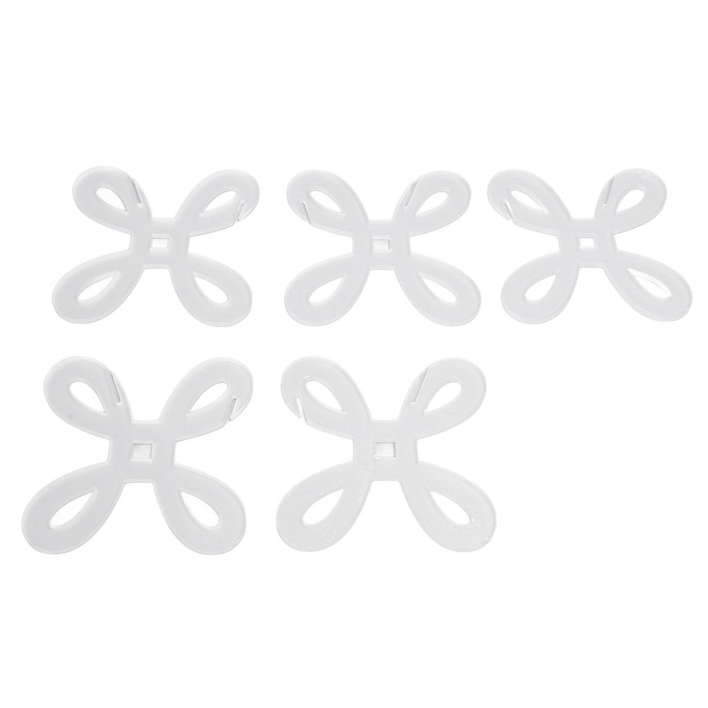 5 шт. бобины для пряжи прозрачный акриловый органайзер для намотки ниток для вязания, шитья, вязания крючком, ткачества