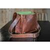 Brown Leather Bag Men's Genuine Vintage Messenger Bag Shoulder Laptop Briefcase