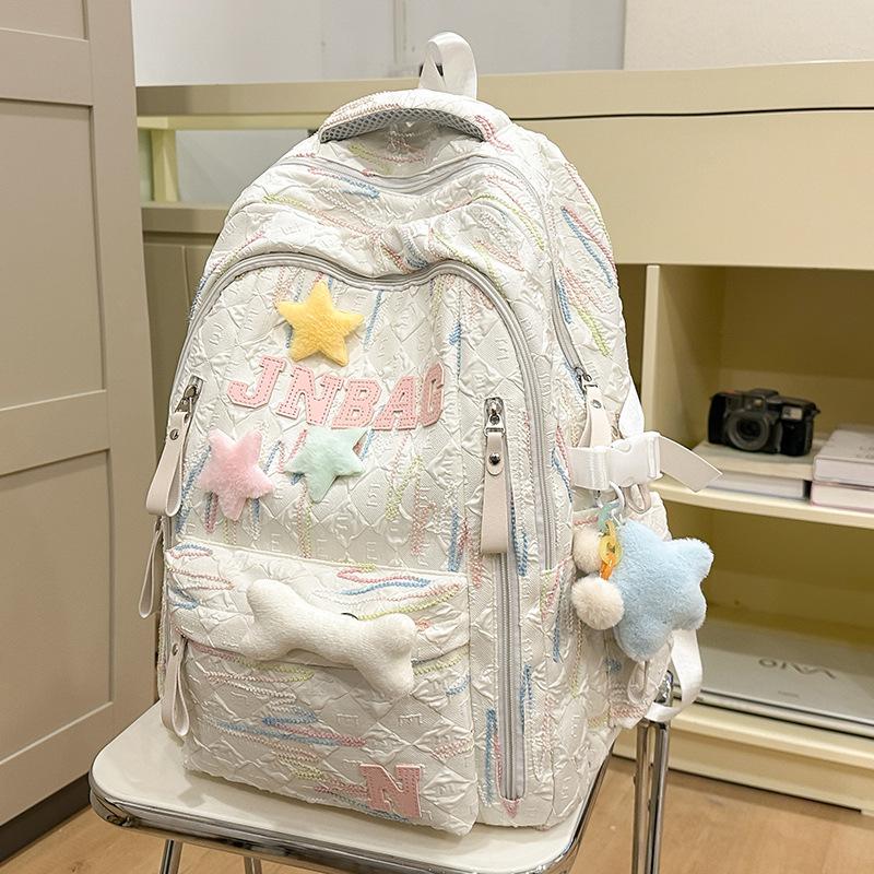 Детский школьный рюкзак, ученики начальной школы, девочки, ученики средней школы, старшеклассники, двухсекционный рюкзак высокой ценности, сумка