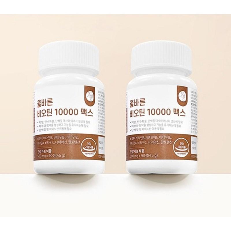 Correct Health Food Биотин 10000, 90 таблеток, 1 штука