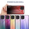 For Samsung Galaxy J4 J6 Plus J2 Pro J4 Core J7 M10 M20 M21 M30S M31 M31S M51 M53 Case Gradient Aurora Tempered Glass Soft Frame Back Cover Phone Case