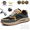 Breathable Safety Shoes Men's Work Boots Anti Shock Steel Toe Puncture-Proof Indestructible Security Shoes Womens Work Sneakers